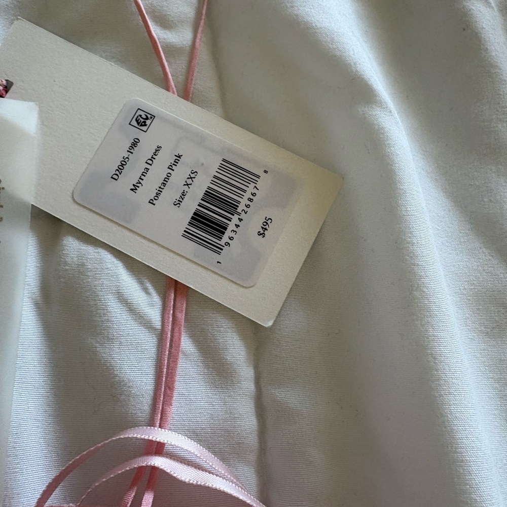 LoveShackFancy Pink Ribbon Detail Dress - Picture 2 of 5